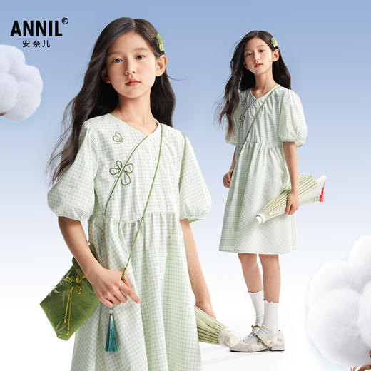 女童连衣裙夏季新款安奈儿童装EG523080 商品图0