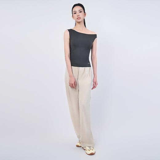 TITIKA ACTIVE复古一字领背心休闲透气背心女运动户外斜肩上衣31194 商品图2