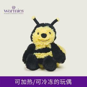 英国warmies 小小蜜蜂安抚玩偶公仔送礼毛绒可加热抱枕