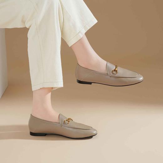 顺丰包邮35315洛诗琳春夏新款两穿马衔扣通勤百搭乐福鞋12254 商品图3