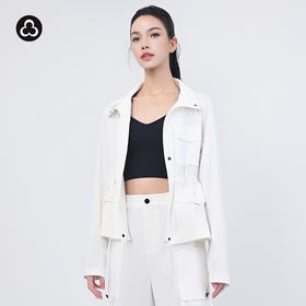 TITIKA ACTIVE机能风防水收腰夹克运动白色工装外套31192