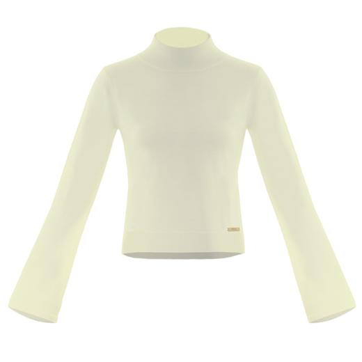 RSG郭培成衣品牌金标套头喇叭袖简约半高领毛衫毛衣打底上衣 商品图4