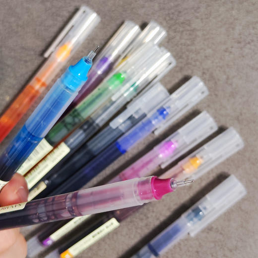 【家居百货】9.9元得12支【彩色直液速干笔】1支能当4支用！刷题、办公、记笔记真心好用 商品图10