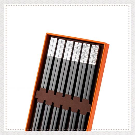 【云粉节】10楼玛戈隆特     事事如意合金筷礼盒（6双）     吊牌价239元    活动价169元 商品图1