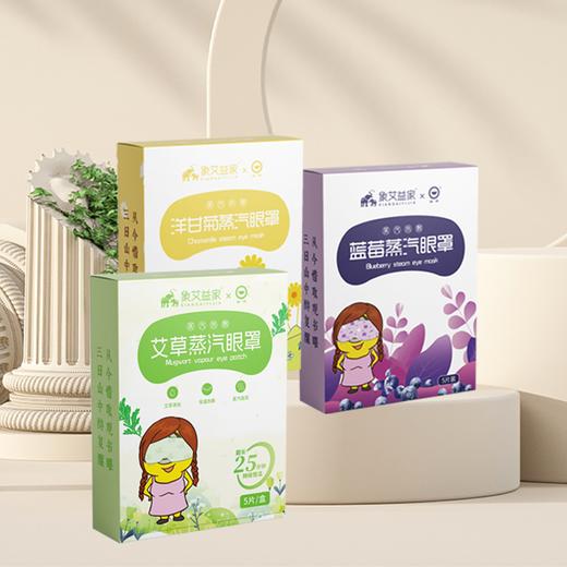 艾草蒸汽眼罩5贴/盒 热敷睡眠艾灸眼罩正品 商品图0