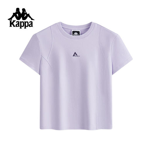 Kappa卡帕背靠背2025新款运动短袖t恤夏季休闲半袖女圆领透气上衣K0F42TD83 商品图1