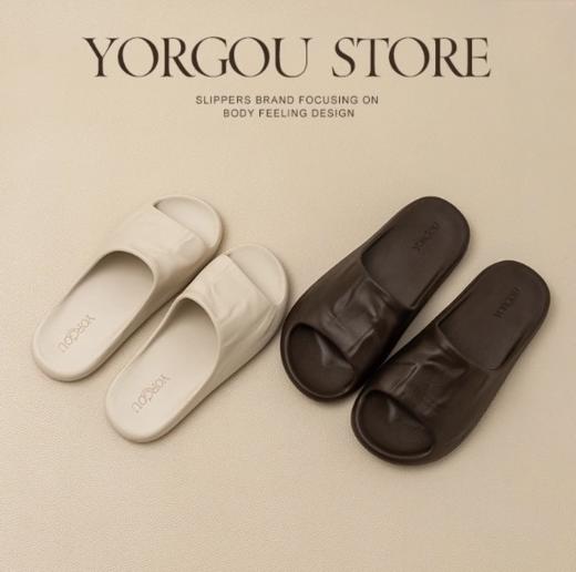 夏季家居防滑防臭拖鞋深栗棕1760 商品图1