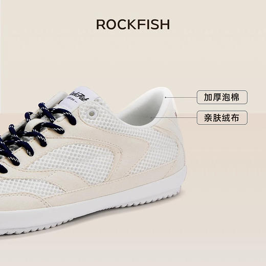 Rockfish 933薄底德训鞋早春新款软底运动休闲舒适百搭网面阿甘鞋 商品图2