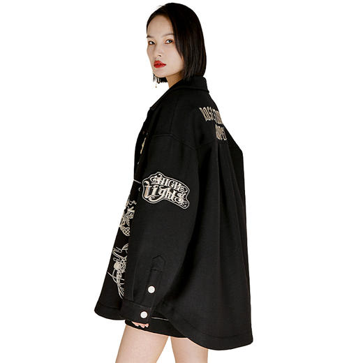 RSG郭培成衣品牌高光十刻国风浮雕设计感潮牌风保暖外套 商品图4