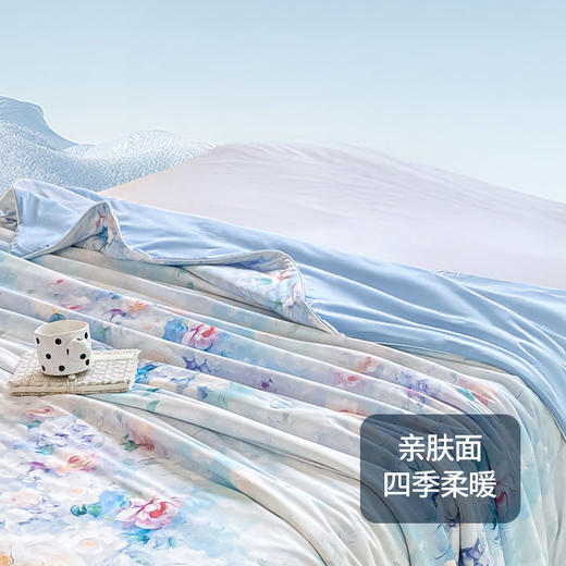 ROMASTER(罗马世家)冷暖双面夏凉被 富含大豆纤维 A类标准 数码印花 亲肤透气 10款可选（单被子 无枕头） 商品图3