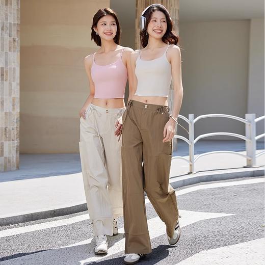 【限时秒】YOGACODE【火树银花系列】性感美背吊带背心带胸垫无钢圈细肩带瑜伽服背心DWC115165 商品图4