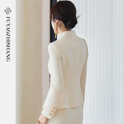 FUYAO扶摇 民国风西装外套女2025春季新款国潮新中式长袖西服上衣 商品图4