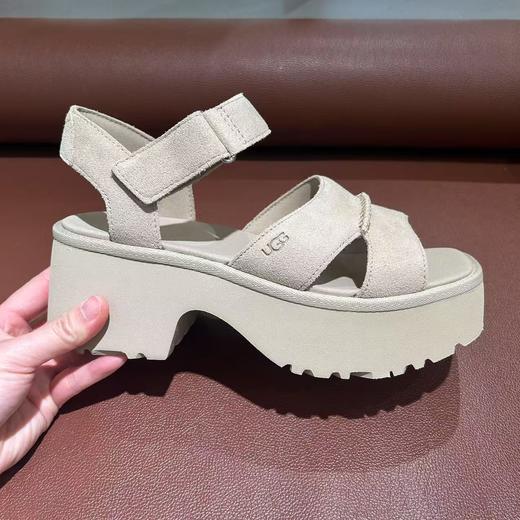 2楼UGG夏季新款 女士时尚舒适纯色厚底露趾可调节凉鞋 吊牌价1299 商品图0