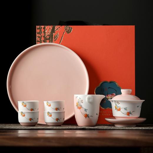 桔祥如意盖碗茶具套装 商品图4