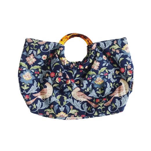 HUJI祤集Noble手提包插画复古花植 商品图2