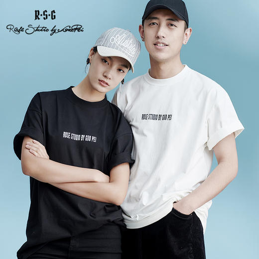 RSG郭培成衣品牌原创设计艺术插画纯棉T恤短袖女夏男女情侣款 商品图2