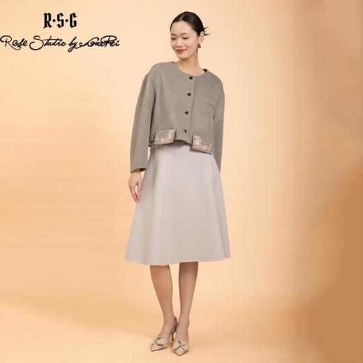 郭培成衣品牌精品系列芙蓉花双面呢短外套 商品图1