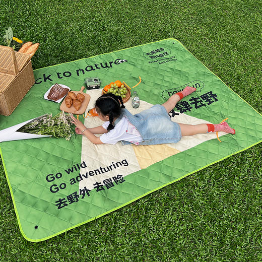 【自营】又见美物 融合单肩包款 多用地垫可折叠野餐垫 商品图0