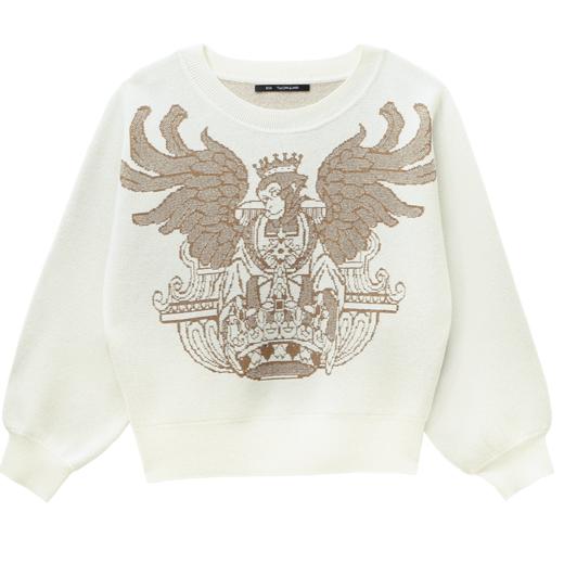 RSG郭培成衣品牌原创设计动物天使圆领套头薄款针织衫上衣 商品图3