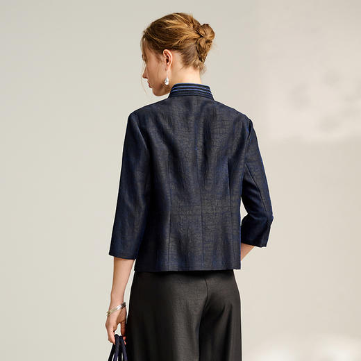 TANGY Collection/2025天意精品夏季新品中国风女士外套上衣L252011 商品图2