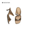 natursun法式高跟凉拖鞋时尚气质细跟后空凉鞋女外穿N25328215 商品缩略图3