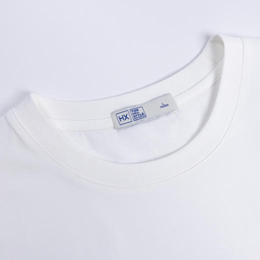 【断码清仓】HX 夏季圆领短袖T恤S102423631101/02 商品图4