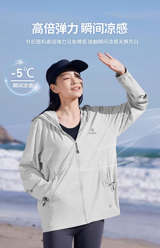 啄木鸟TUCANO防晒衣｜upf50+冰丝防晒衣，男女同款 商品图3