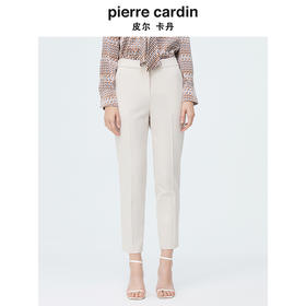皮尔卡丹女装新款时尚百搭商务干练直筒西裤P4144T4009M1
