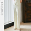 FUYAO扶摇 职业西装裤女2025春新款国风直筒裤奶油白显瘦正装西裤 商品缩略图3