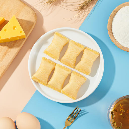 【陶陶居-手信】夹心蛋卷66g（海盐芝士味、咸蛋黄味），网红休闲零食 商品图2