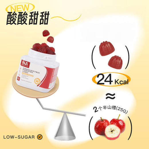 德国NA自然之选 朝鲜蓟益生菌软糖 60粒/瓶 商品图3