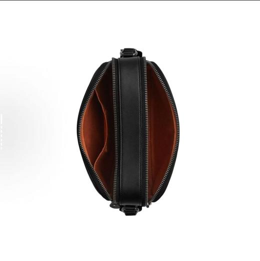 COACH蔻驰 Graham 23 品牌徽标可调节肩带 人造革拼牛皮革 单肩斜挎包 中号 男款 棕黄色拼黑色 商品图2