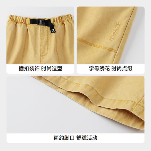 【实体店同款】男童全腰梭织中裤夏季新款安奈儿童装AB526658 商品图4