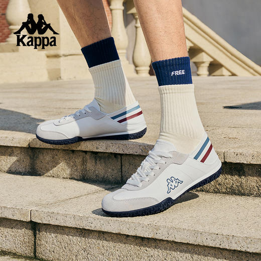 Kappa卡帕背靠背复古德训鞋男女2025新款夏季两穿便装鞋运动板鞋K0FX5BB03 商品图0
