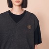 RSG郭培线上成衣品牌双层V领纯色针织无袖学院风背心马甲修身上衣 商品缩略图3