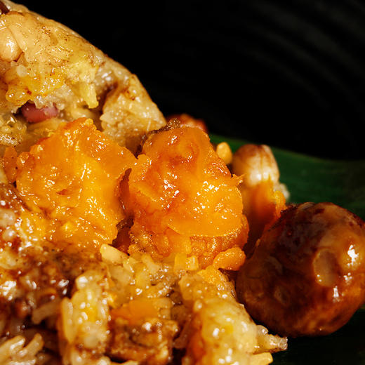 【个大饱满！肉质劲道】潮汕粽子广东肉粽蛋黄板栗大肉粽广式潮州现做手工散装端午礼盒装。ry 商品图2