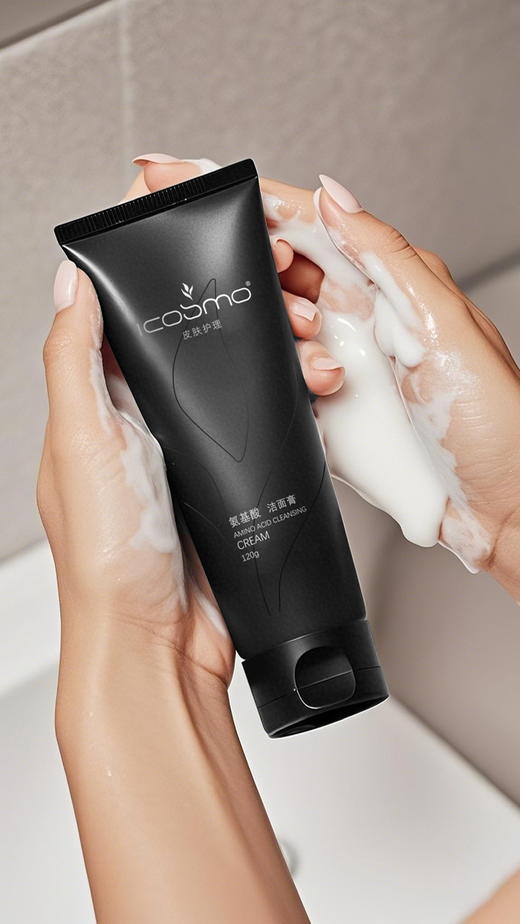 洗完不拔干！起泡超快.泡沫质地温和细腻.【icosmo洗面奶】 商品图1