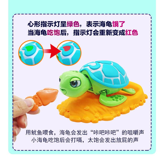 宠物萌友SIL-88635-会生宝宝的海龟(绿色) 商品图3