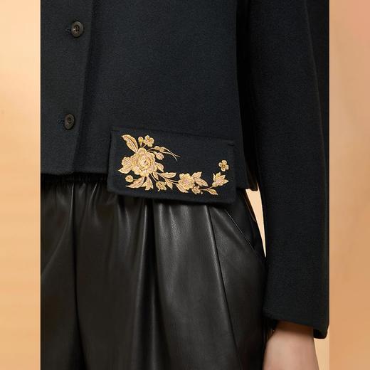郭培成衣品牌精品系列芙蓉花双面呢短外套 商品图2
