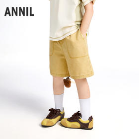 【实体店同款】男童全腰梭织中裤夏季新款安奈儿童装AB526658