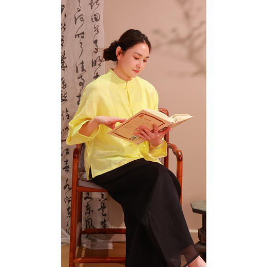 【抖音专属】飘纱阔腿裤（20709381黛影-设计师） 商品图4