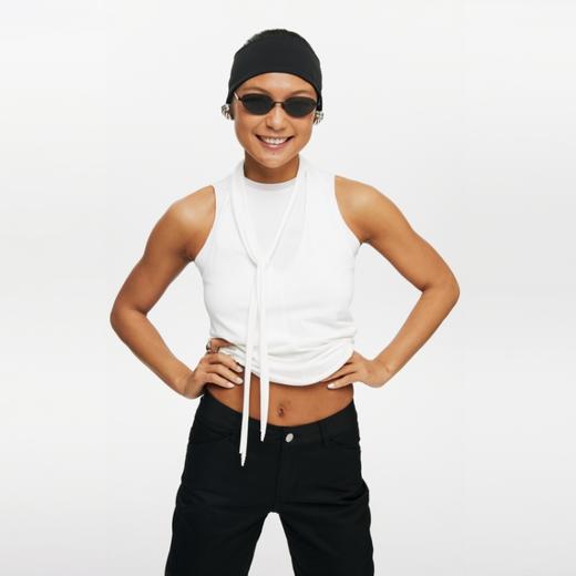 oneup绑带背心 商品图1