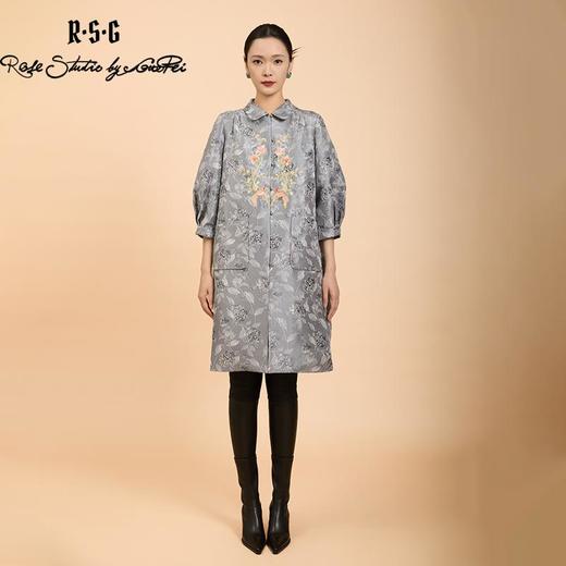 东方境X郭培联名系列：轻高定繁花刺绣风衣 商品图2