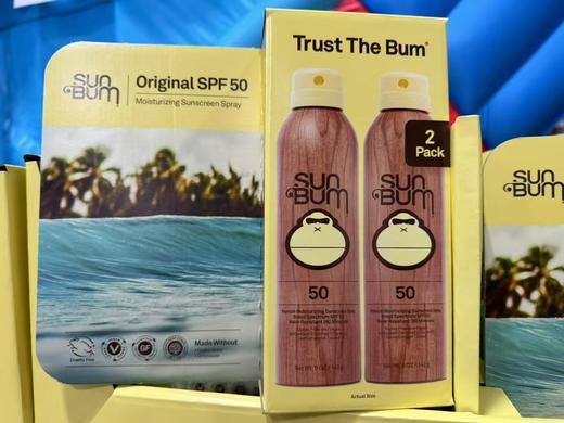 到手价239元/组 Sun Bum大嘴猴防晒喷雾 SPF50 142g*2支装 美国代购，无中文标签，介意慎拍 商品图3