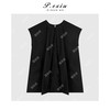03-4潘依绣丁丁宠粉PanYiXiu/潘依绣【巴塞罗那】薄款设计感简约V领无袖背心W-62965 商品缩略图3