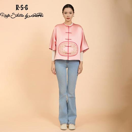 东方境X郭培联名系列：轻高定圆盘刺绣棉服 商品图4