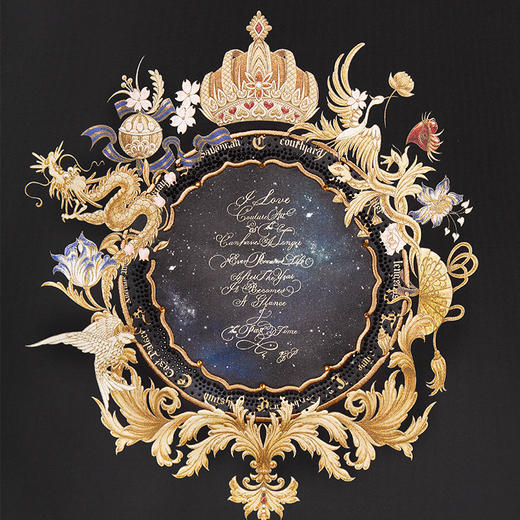 RSG郭培成衣品牌高光十刻系列浮雕刺绣点钻短袖女夏季新款 商品图3