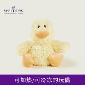 英国warmies 小黄鸭安抚玩偶公仔送礼毛绒可加热抱枕