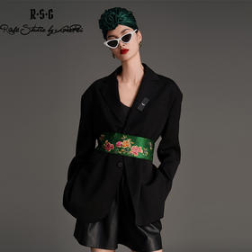 RSG2023郭培成衣品牌国风复古刺绣宽腰封