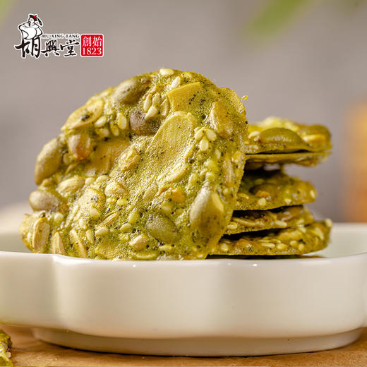 胡兴堂 黄山毛峰芝片酥礼盒*2盒 解馋小吃 精选优质芝麻 片片酥脆 商品图2